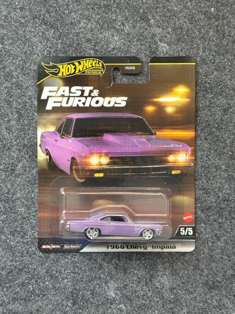 Hot Wheels 1966 Chevy Impala Fast & Furious Premium (2024)
