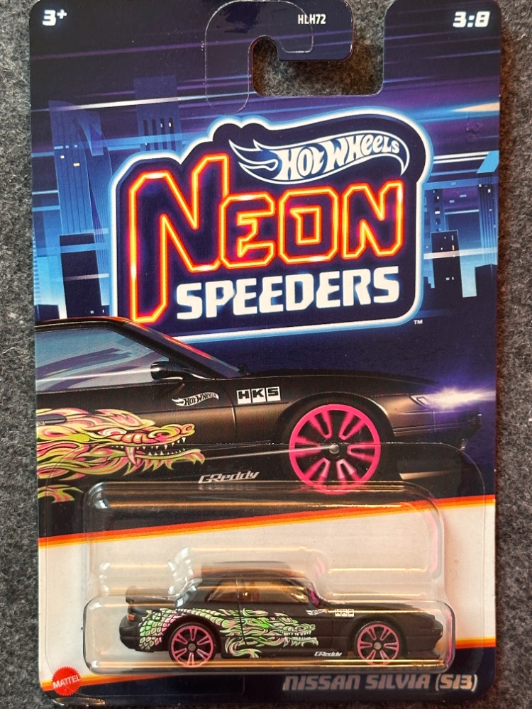 Hot Wheels Neon Speeders Nissan Silvia S13 (2024)