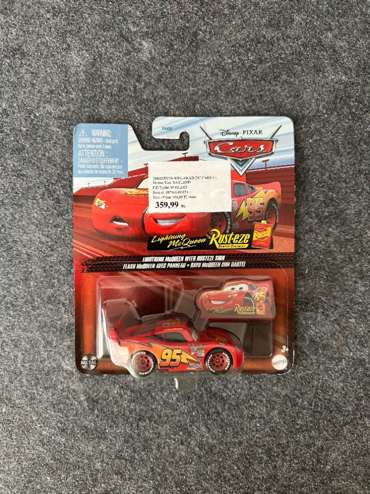 Disney Pixar Cars Lightning McQueen With Rusteze Sign (2021)