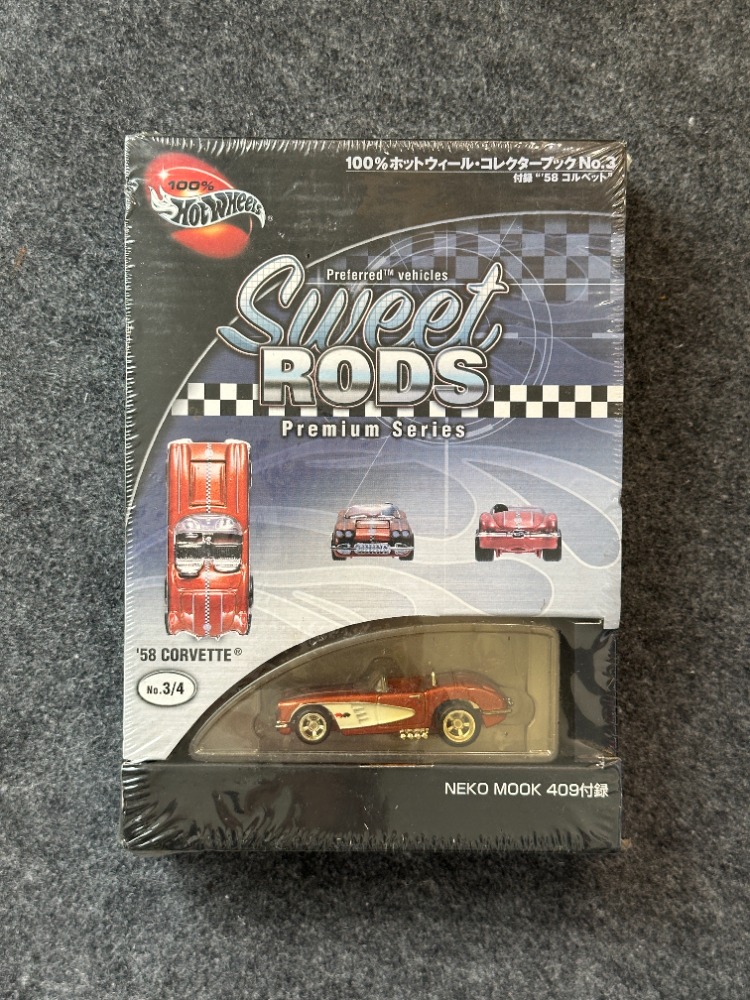Hot Wheels "Sweet Rods" '58 Corvette Collector's Book (2002)