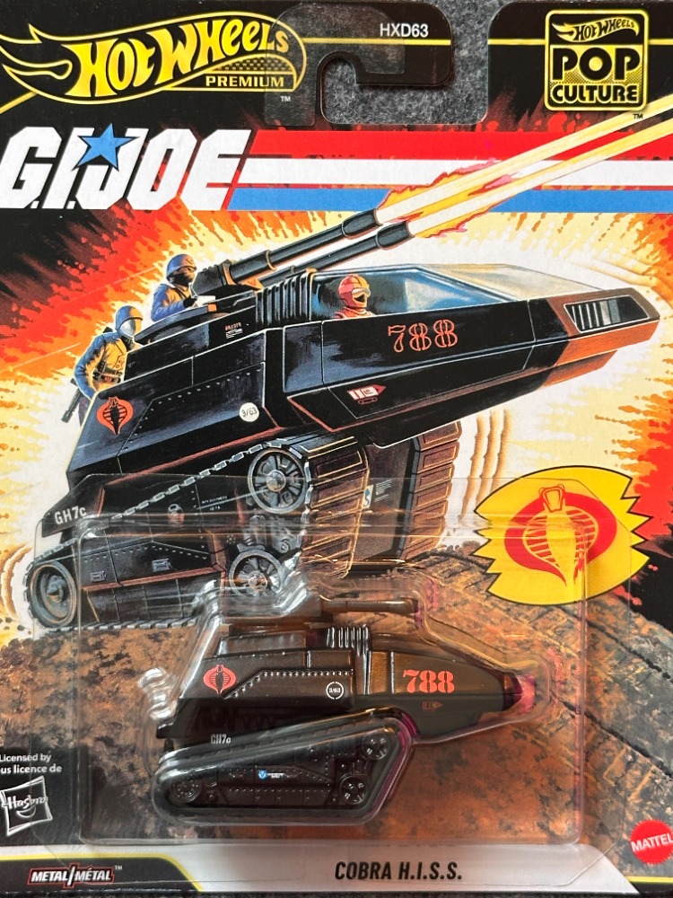 Hot Wheels G.I.JOE Cobra H.I.S.S. Pop Culture Premium (2025)
