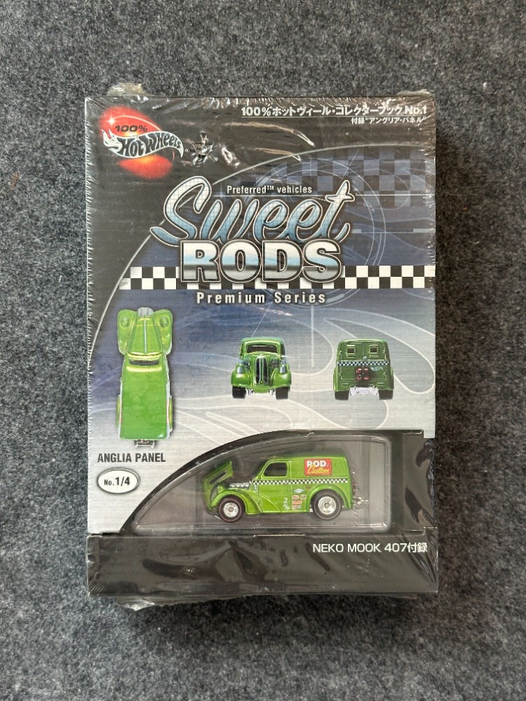 Hot Wheels "Sweet Rods" Anglia Panel Collector's Book (2002)