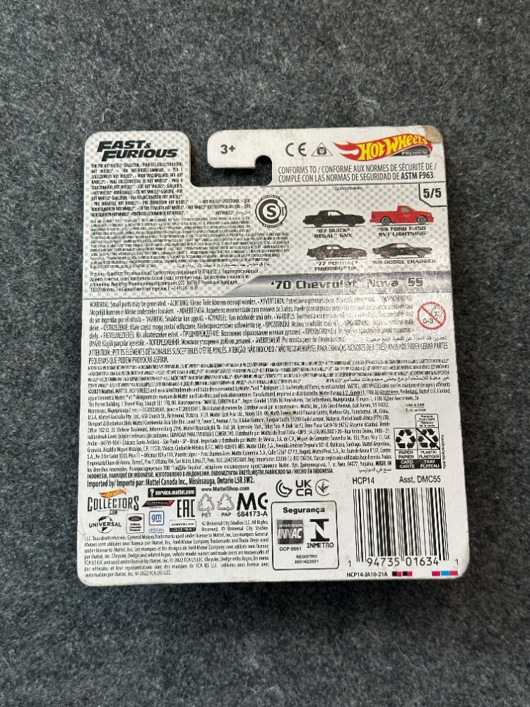 Hot Wheels ’70 Chevrolet Nova SS Fast & Furious Premium (2021)