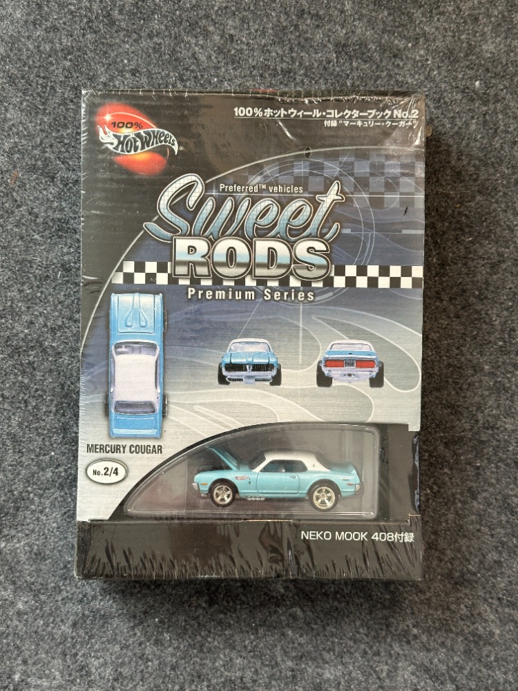 Hot Wheels "Sweet Rods" Mercury Cougar Collector's Book (2002)