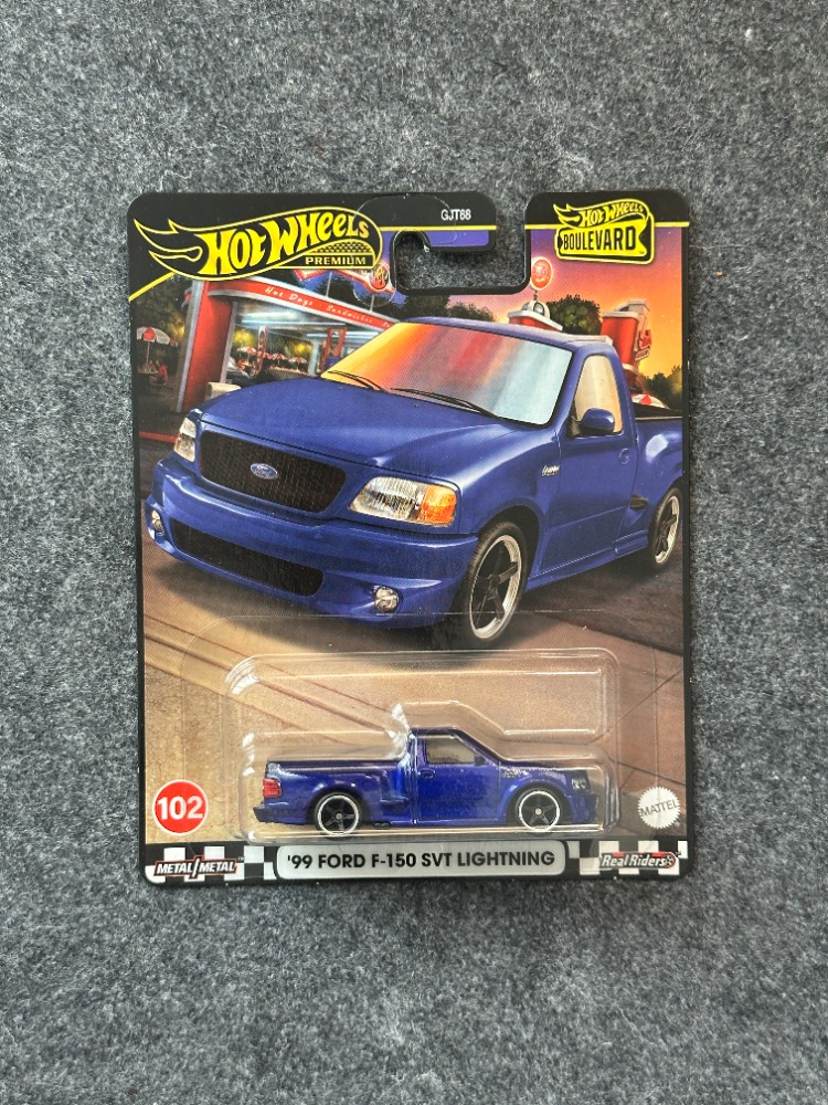 Hot Wheels '99 Ford F-150 SVT Lightning Boulevard Premium (2020)