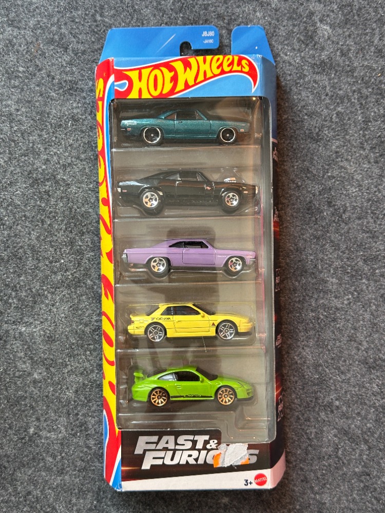 Hot Wheels Fast & Furious 5'li Regular Set