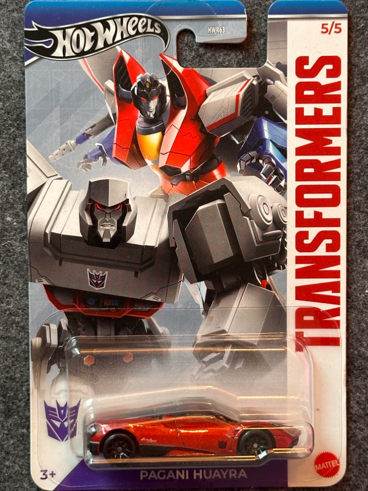 Hot Wheels Transformers Pagani Huayra (2023)