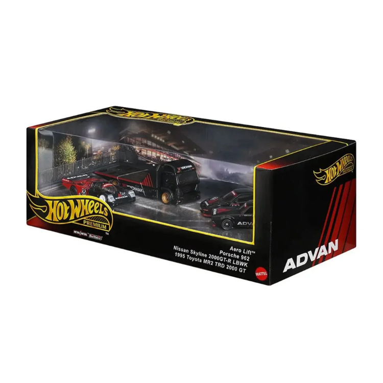 Hot Wheels Premium 4’lü Diorama Advan Set