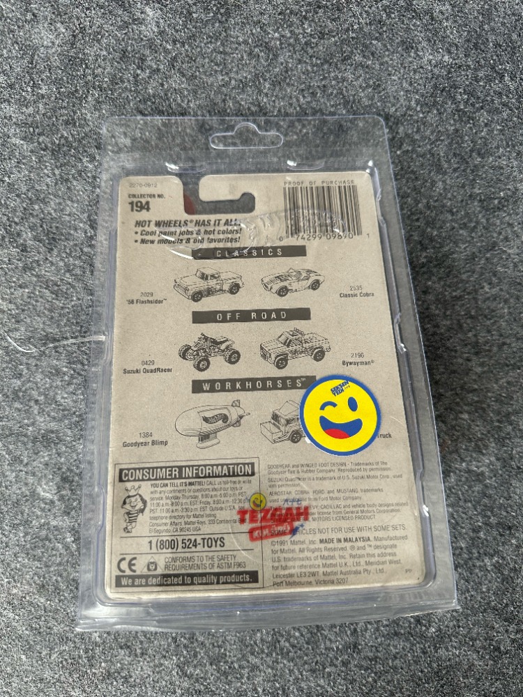 Hot Wheels Goodyear Blimp (1991)