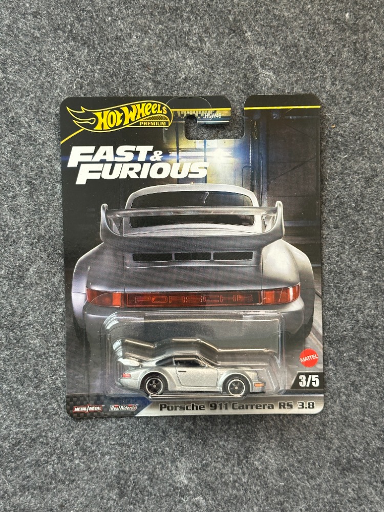 Hot Wheels Porsche 911 Carrera RS 3.8 Fast & Furious Premium (2024)