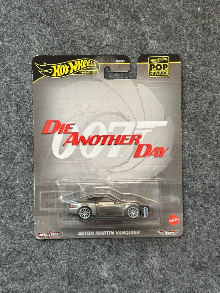 Hot Wheels 007 Aston Martin Vanquish Pop Culture Premium (2024)