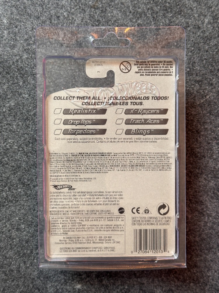 Hot Wheels Torpedoes 2005 First Editions Subaru Impreza WRX (2004)