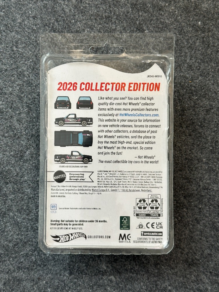 Hot Wheels Collector Edition 1991 GMC Syclone (2025)