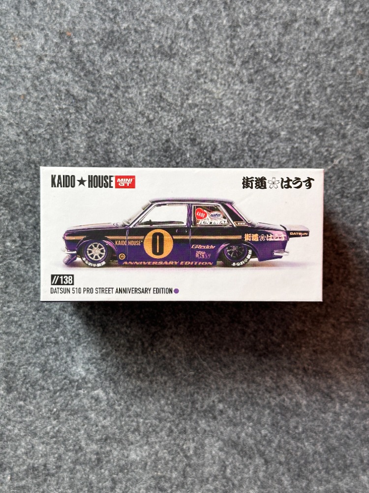 Mini GT x Kaido House 138 Datsun 510 Pro Street Anniversary Edition