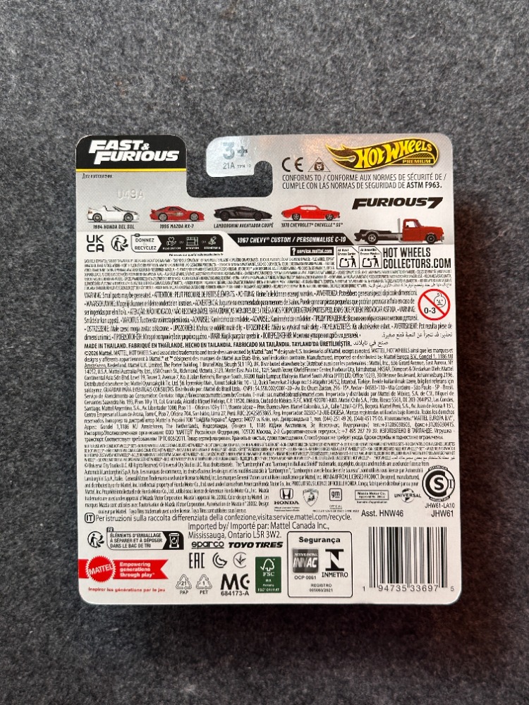 Hot Wheels 1967 Chevy Custom C10 Fast & Furious Premium (2026)