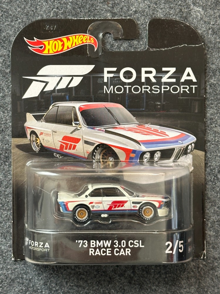 Hot Wheels Retro Entertainment Forza Motorsport '73 BMW 3.0 CSL Race Car (2017)
