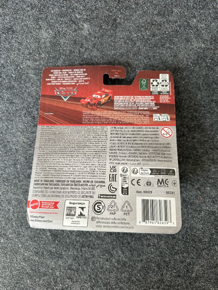 Disney Pixar Cars Lightning McQueen With Rusteze Sign (2021)