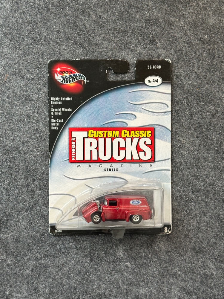 Hot Wheels 100% Petersen's Custom Classic Trucks Magazine Series '56 Ford Panel Truck (200