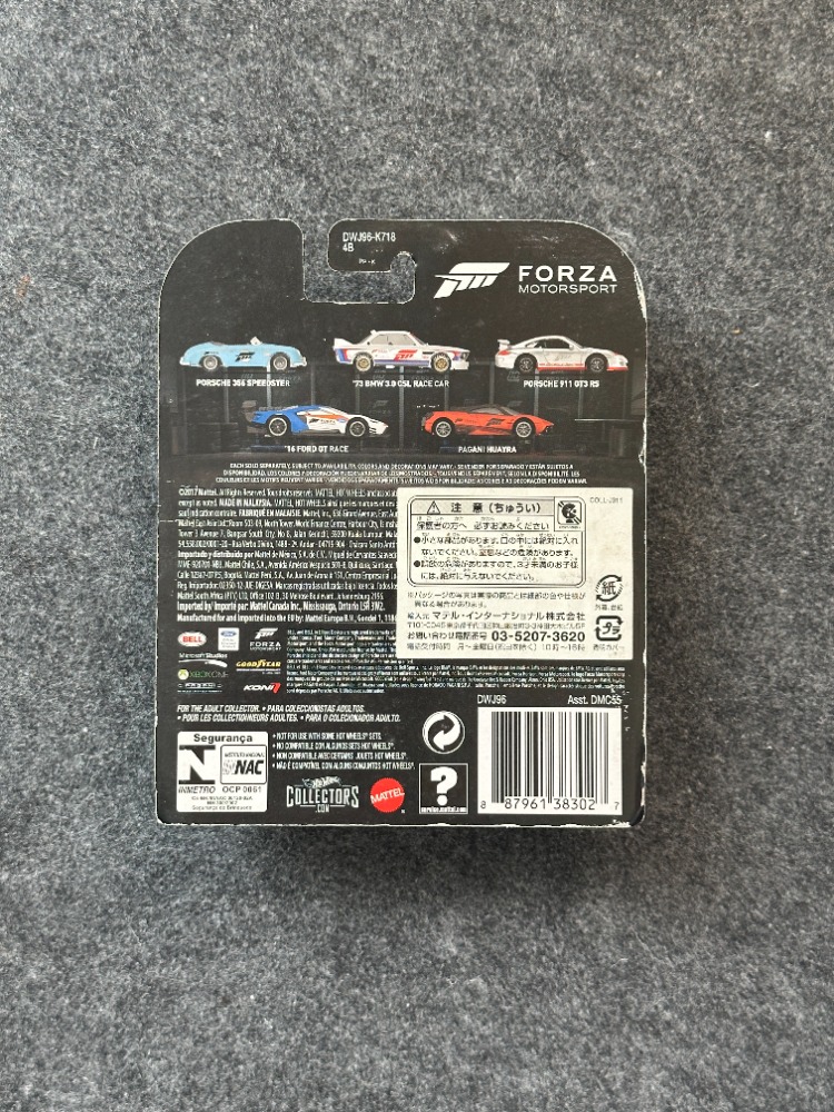 Hot Wheels Retro Entertainment Forza Motorsport Porsche 356 Speedster (2017)
