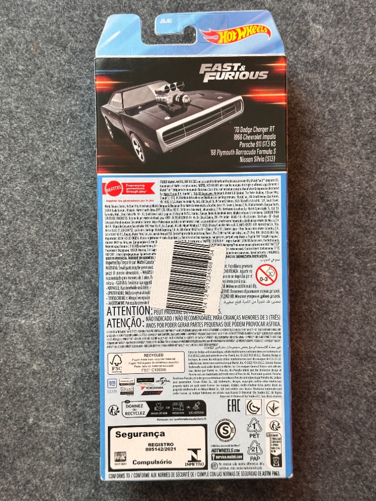 Hot Wheels Fast & Furious 5'li Regular Set