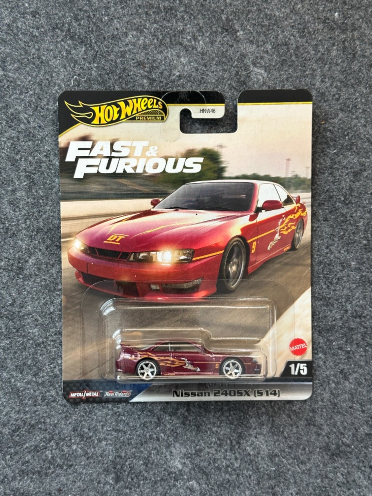 Hot Wheels Nissan 240SX (S14) Fast & Furious Premium (2024)