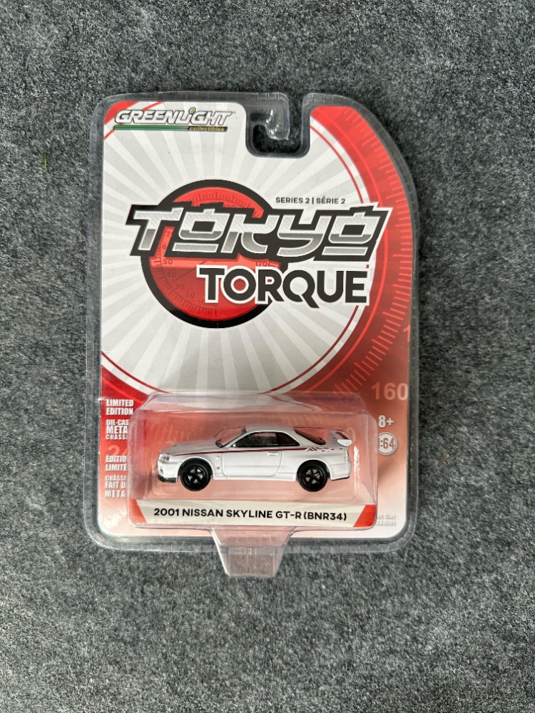 Greenlight 2001 Nissan Skyline GTR R34 1:64 (2018)