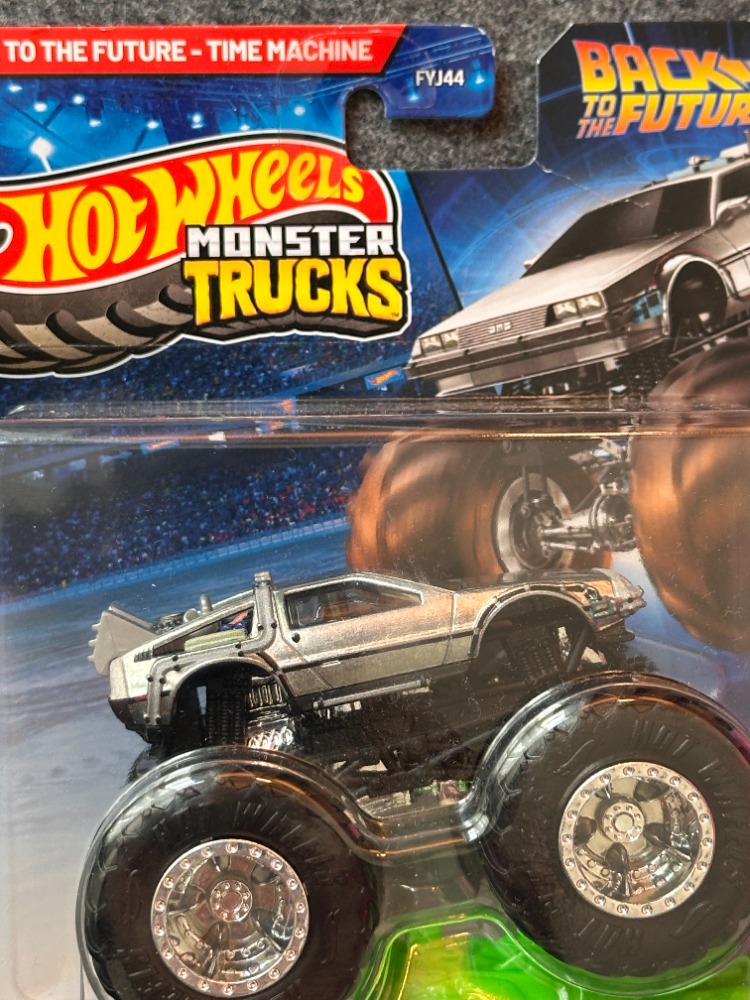 Hot Wheels Premium Monster Truck Back To The Future Time Machine (2024)