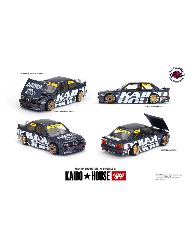 Mini GT x Kaido House 154 BMW M3 (E30) Kaido Works V1