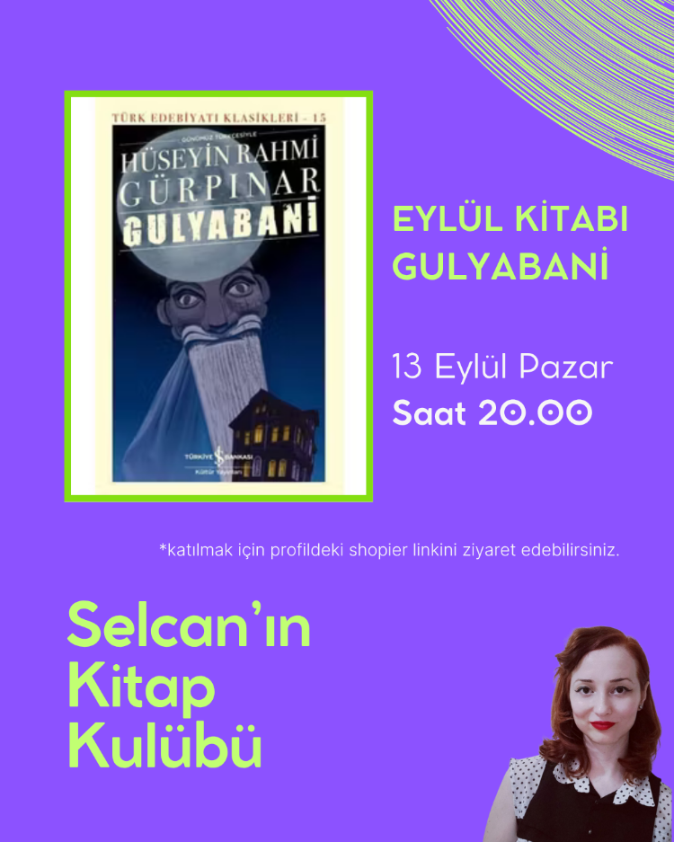 Gulyabani Kitap Kulübü Toplantısı Eylül