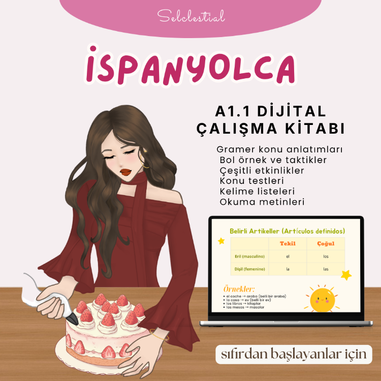 SELCLESTIAL – İspanyolca Çalışma Kitabı: A1.1 / Bölüm 1