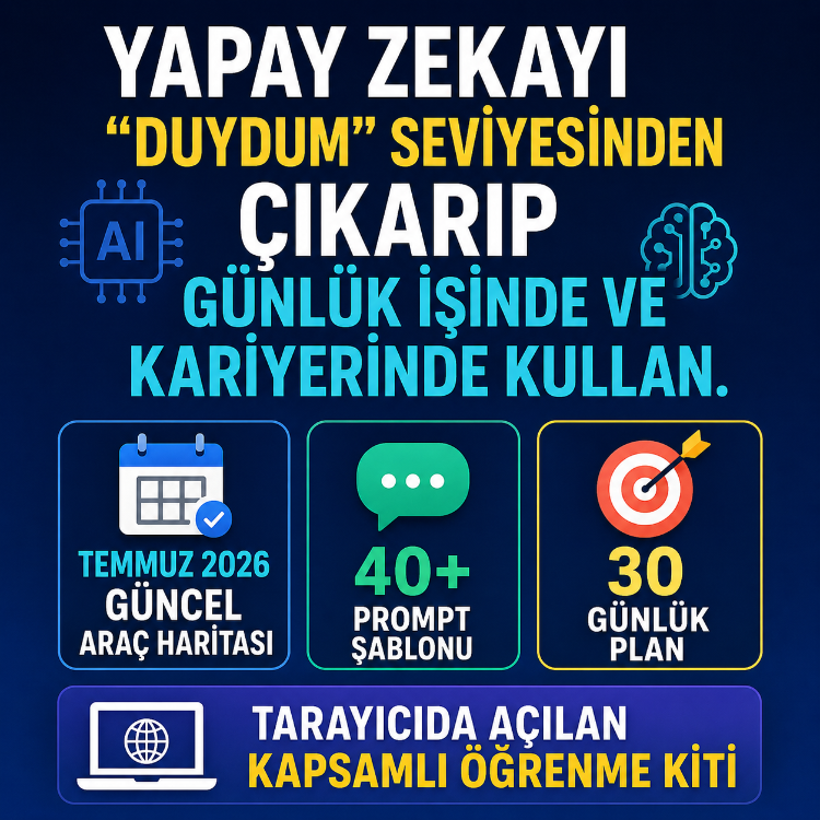 Bireyler için Yapay Zeka Rehberi — A’dan Z’ye (2026)