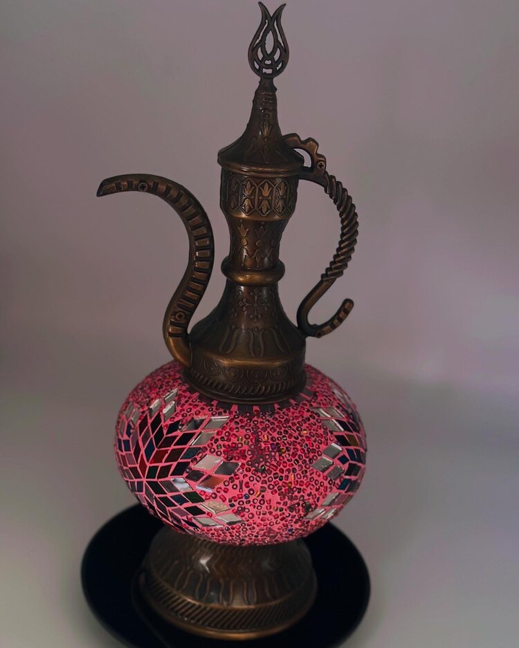 Mozaik İşçilikli İbrik Aydınlatma