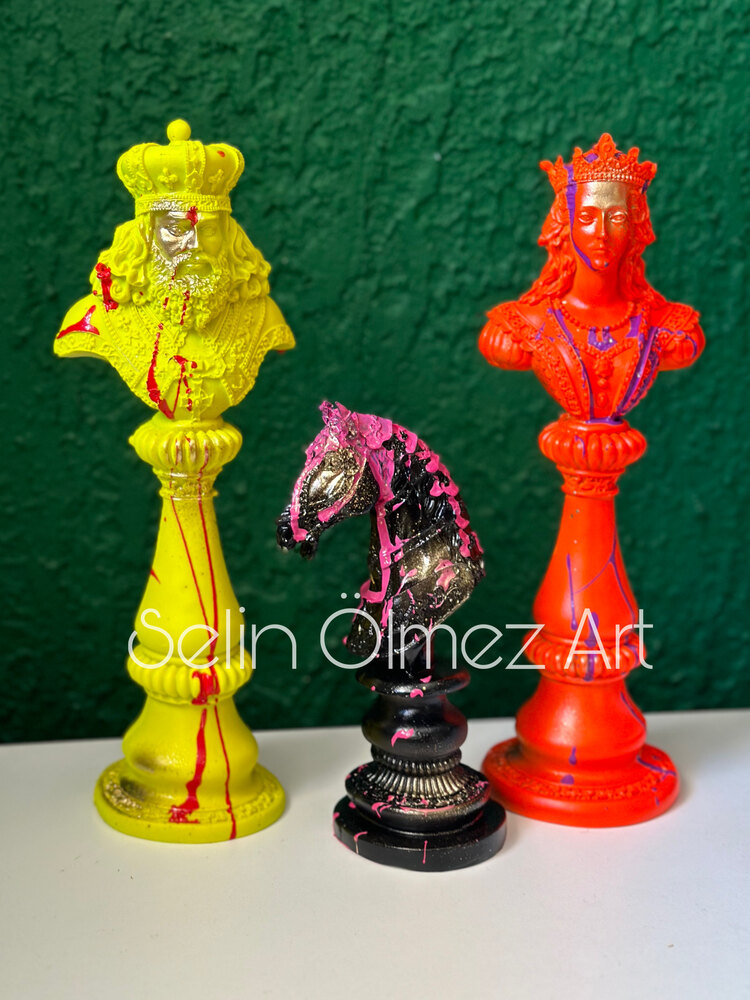 Pop Art 3lü Satranç Seti
