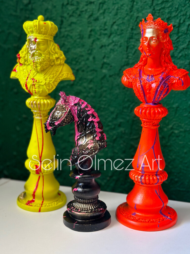 Pop Art 3lü Satranç Seti