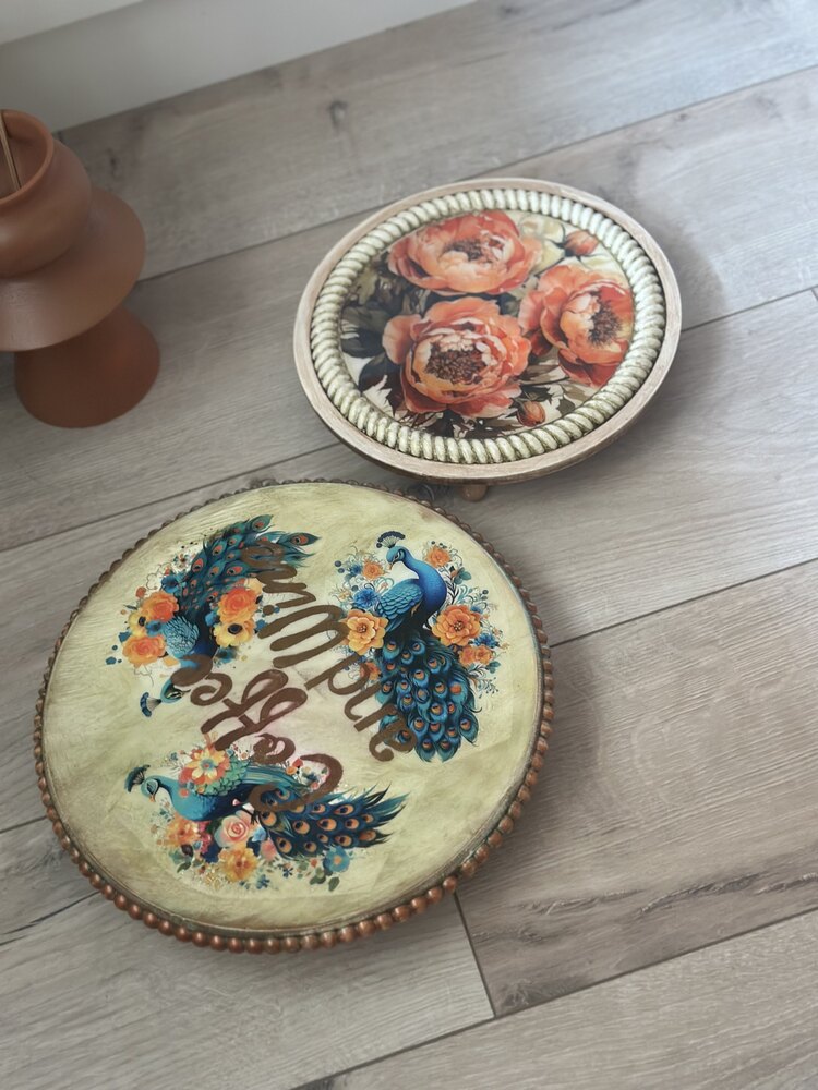 Ahşap Ayaklı Sunumluk