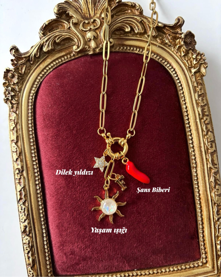 Kişiye Özel Şans Işığı Kolye