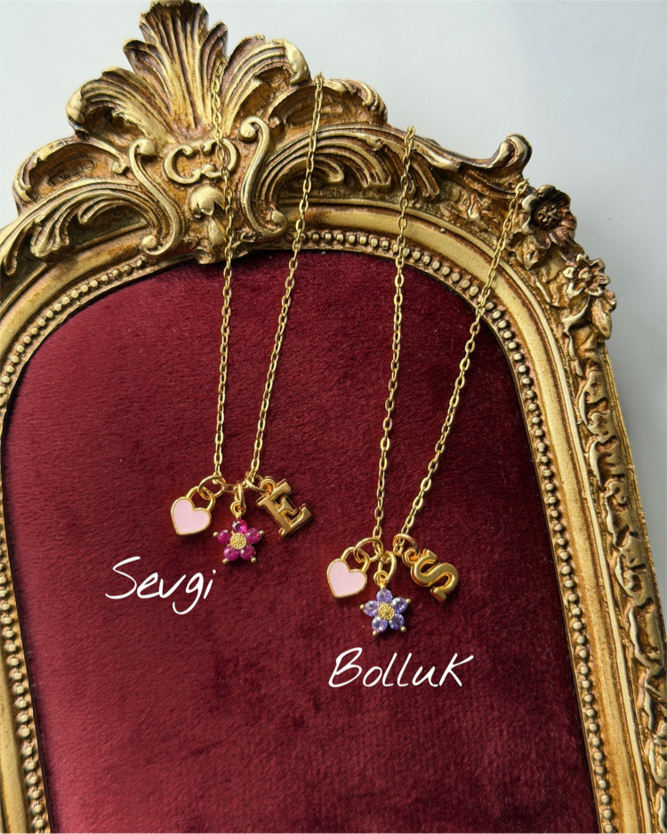 Kişiye Özel Bolluk&Sevgi Minimal Kolye