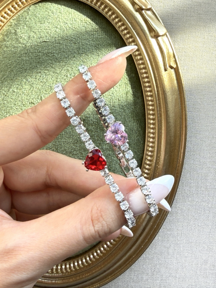 Luv Renkli Taşlı Su Yolu Bileklik