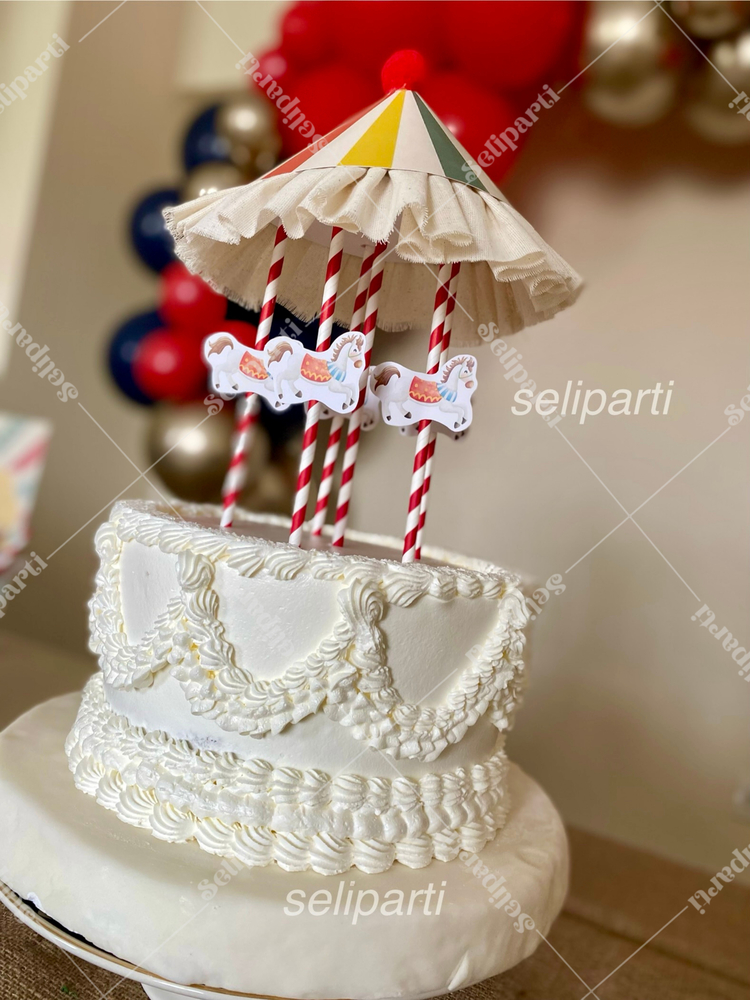 Sirk Temalı Pasta Süsü