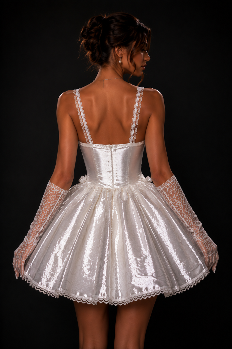 Pearl Royale – İnci İşlemeli Couture Mini Elbise