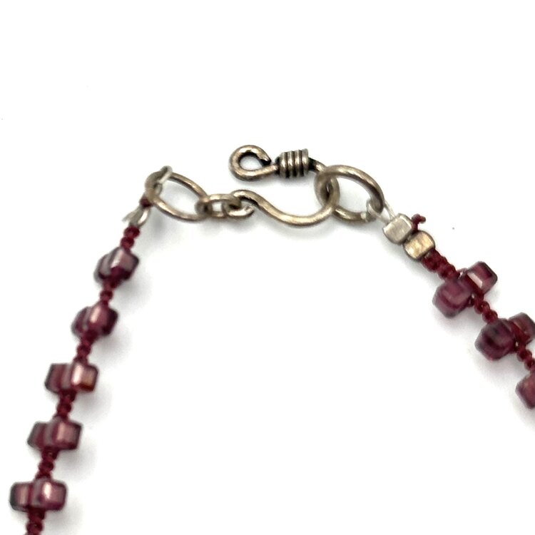 Garnet Charm Bracelet
