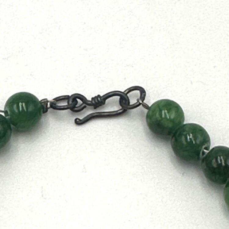 Amazonite Bracelet with Pave Diamond Ball