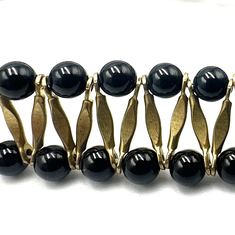 Black Onyx Rope Bracelet