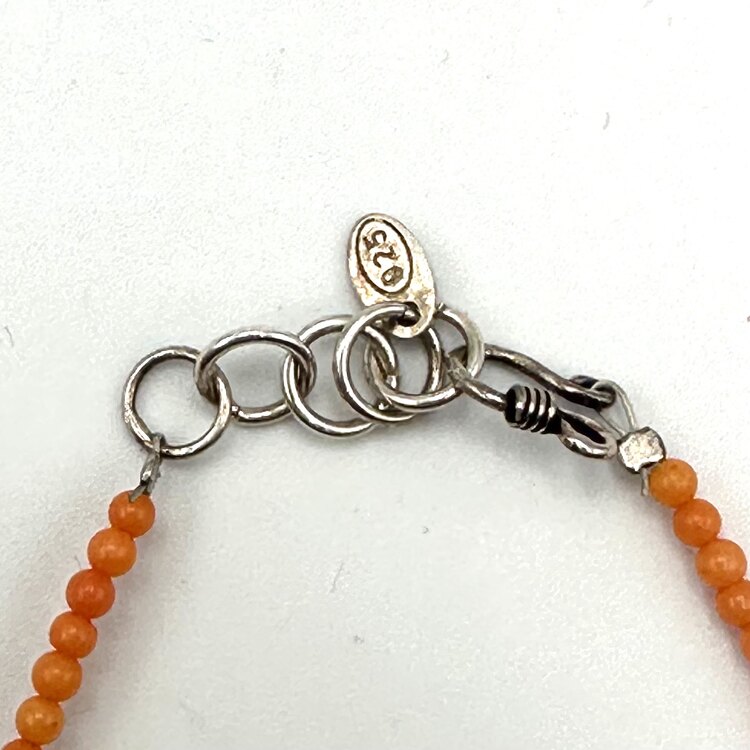 Coral Charm Bracelet