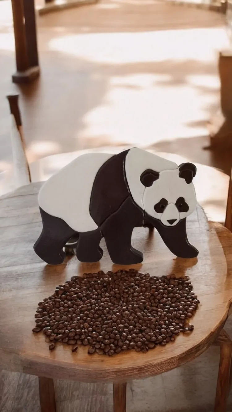 İNTERSİA AHŞAP AYICIK PANDA 