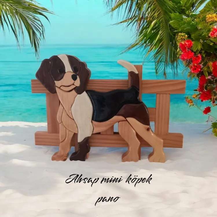 İNTERSİA AHŞAP ÇİTLİ  KÖPEK