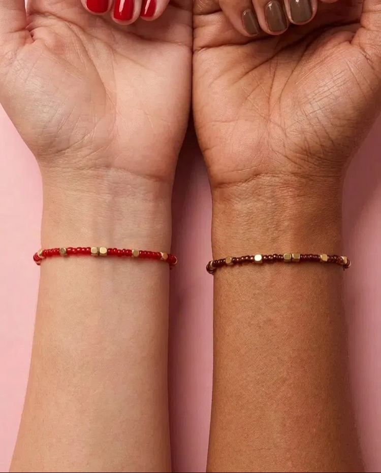 Poppy Duo – Küp Boncuk Bileklik Seti