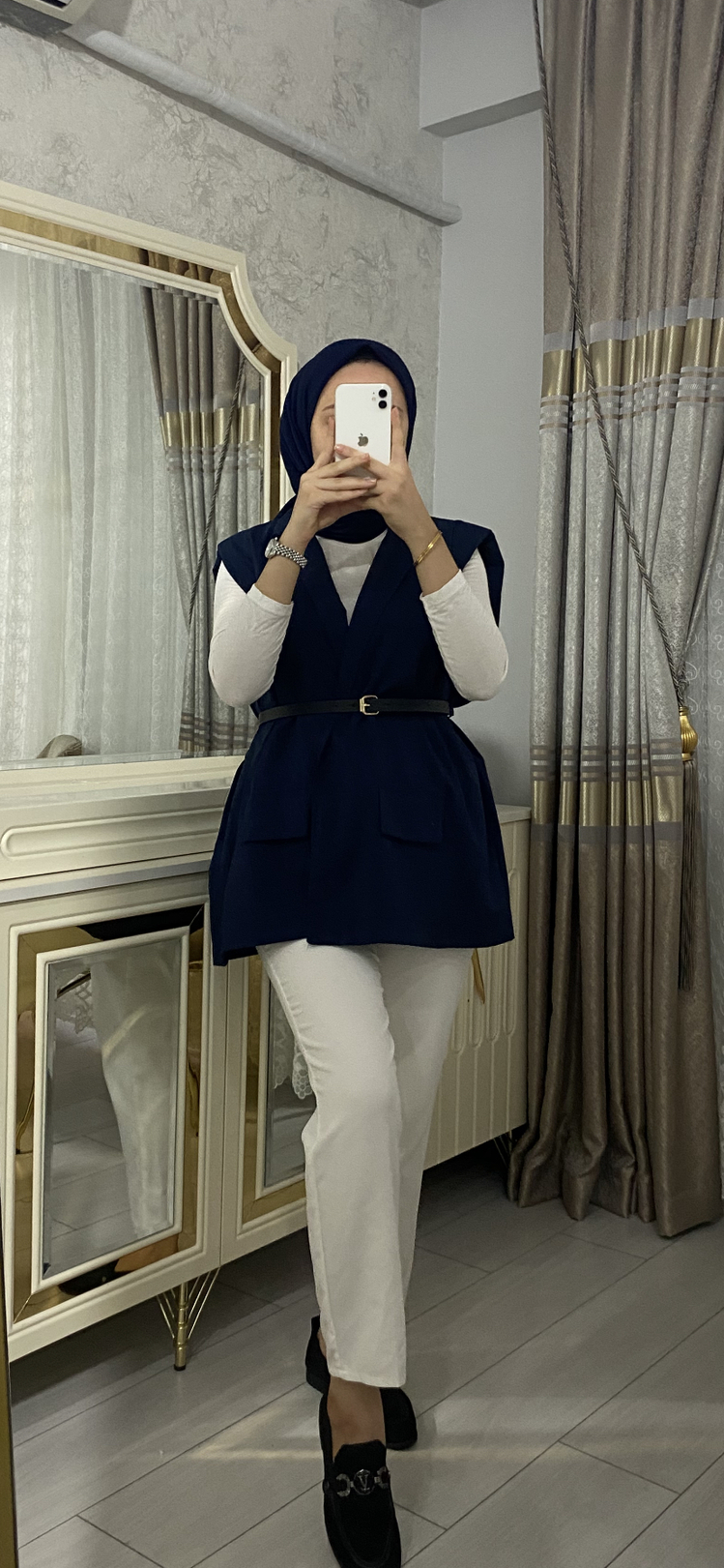 Lacivert Kısa kollu blazer ceket