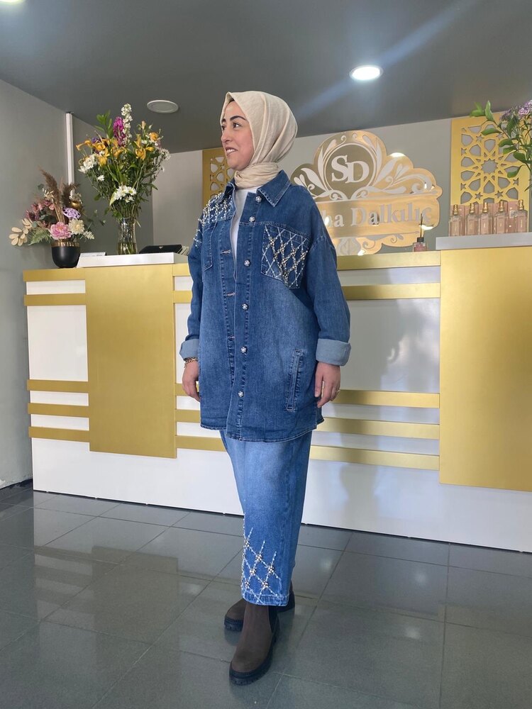 Ghisa taş işleme detaylı kot takım