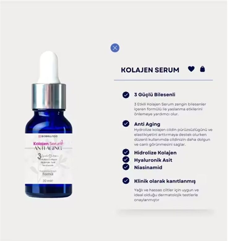 Biobellinda kollajen serum 30 ml